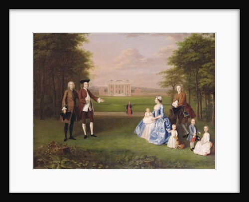 Robert Gwillym of Atherton and his Family, c.1745-7 by Arthur Devis