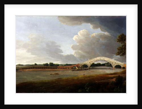 Old Walton Bridge, 1785 by Francis Towne