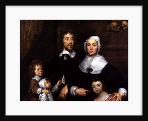 Portrait of a Family, Probably that of Richard Streatfeild, c.1645 by William Dobson
