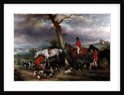 Thomas Wilkinson, M.F.H., with the Hurworth Foxhounds, 1824 by John E. Ferneley
