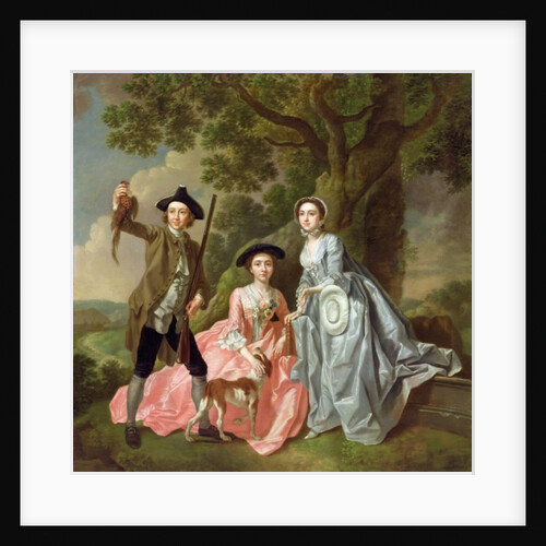 George Rogers with his Wife, Margaret, and his Sister, Margaret Rogers by Francis Hayman
