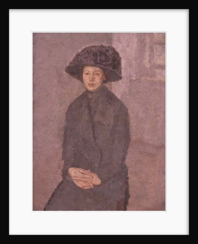 Young Woman Wearing a Large Hat, c.1917-25 by Gwen John