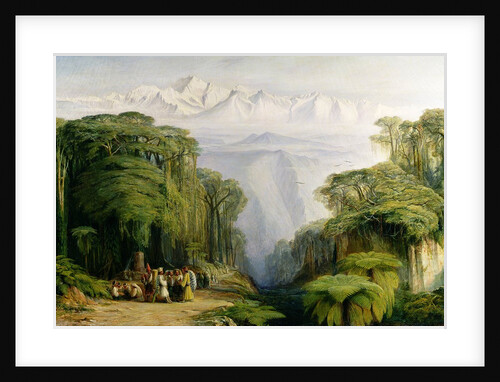 Kinchinjunga from Darjeeling, 1879 by Edward Lear