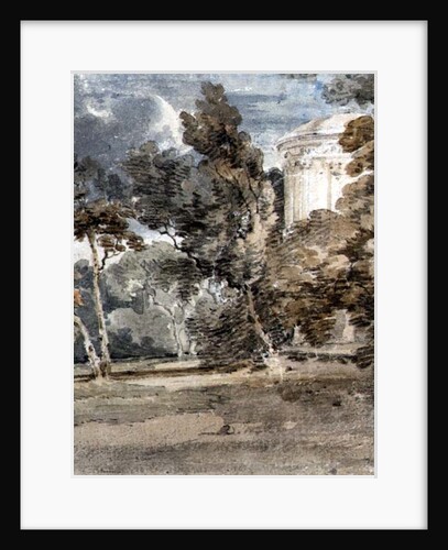 A Temple in Harewood Park, c.1798 by Thomas Girtin