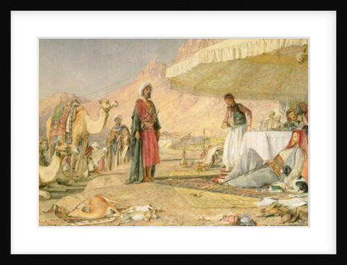 A Frank Encampment in the Desert of Mount Sinai, 1842, 1856 by John Frederick Lewis
