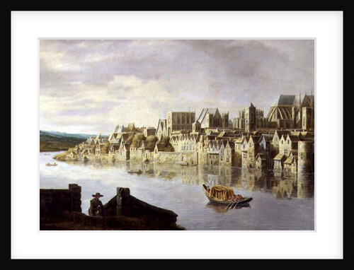 The Thames at Westminster Stairs, c.1630 by Claude de Jongh