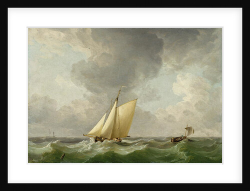 A Cutter in a Strong Breeze by Charles Brooking