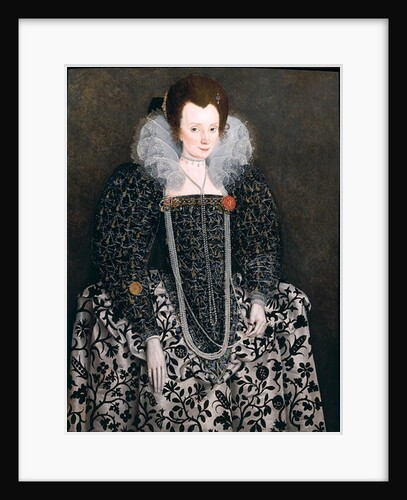 Portrait of a Woman, traditionally identified as Mary Clopton of Kentwell Hall, Suffolk, c.1600 by English School