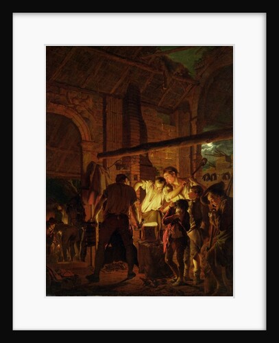 The Blacksmith's Shop, 1771 by Joseph Wright of Derby