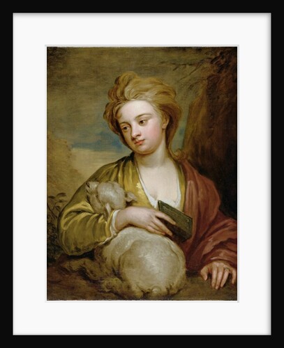 Portrait of a Woman as St. Agnes, traditionally identified as Catherine Voss, c.1705-10 by Godfrey Kneller