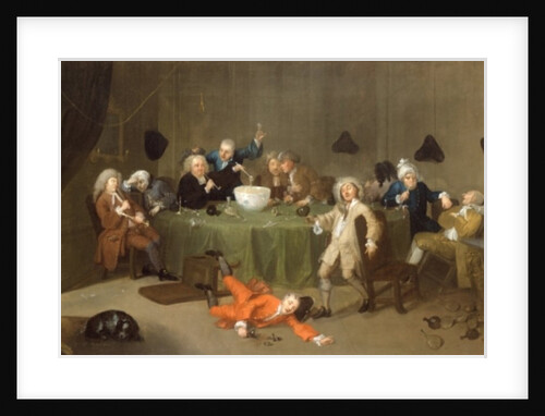 A Midnight Modern Conversation, c.1732 by William Hogarth