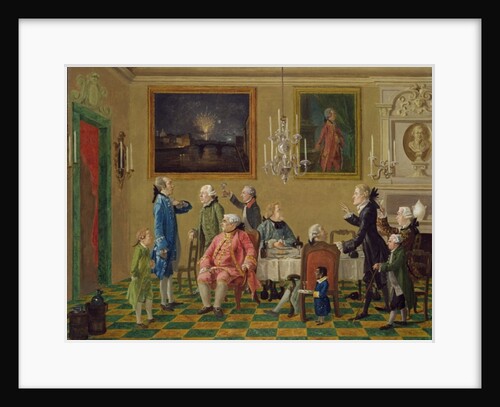 British gentlemen at Sir Horace Mann's home in Florence, c.1763-65 by Thomas Patch