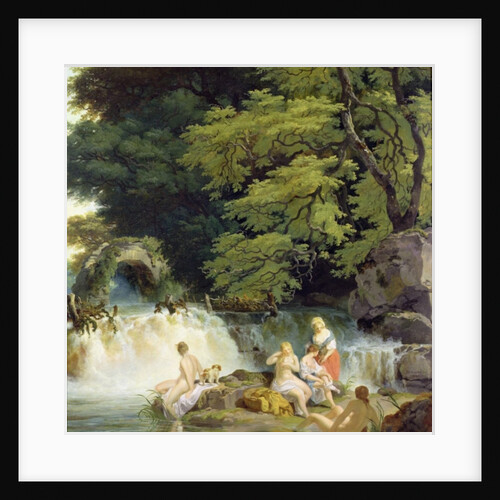 The Salmon Leap at Leixlip with Nymphs Bathing, 1783 by Francis Wheatley