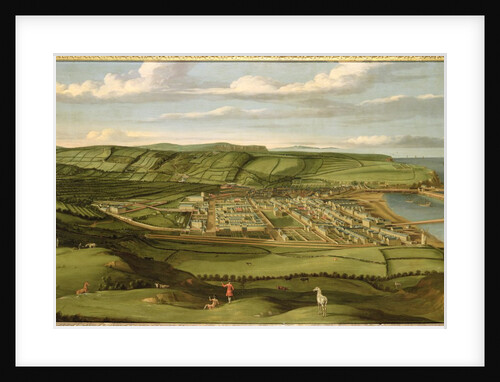 Whitehaven, Cumbria, Showing Flatt Hall, c.1730-35 by Matthias Read
