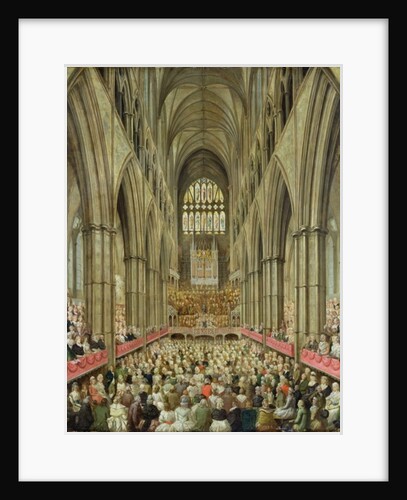 An Interior View of Westminster Abbey on the Commemoration of Handel's Centenary, Taken from the Manager's Box, c.1793 by Edward Edwards