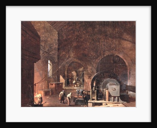 Interior of an Ironworks, c.1850-60 by Godfrey Sykes