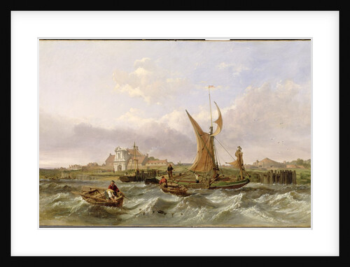 Tilbury Fort - Wind Against the Tide, 1853 by William Clarkson Stanfield
