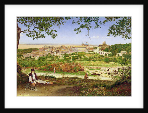 Ariccia, Italy, 1860 by John William Inchbold