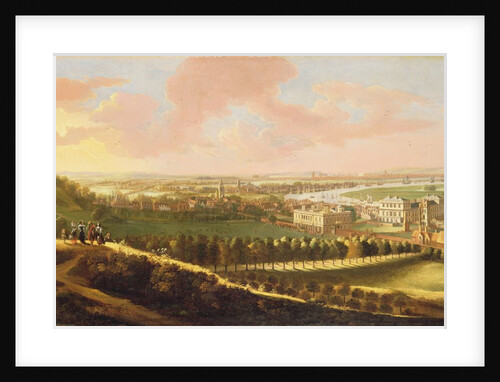 London from Greenwich Hill, c.1680 by English School