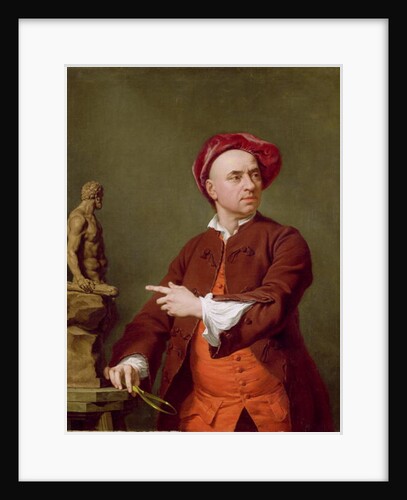 John Michael Rysbrack Modelling his Terra-Cotta Statue of Hercules, 1753 by Andrea Soldi