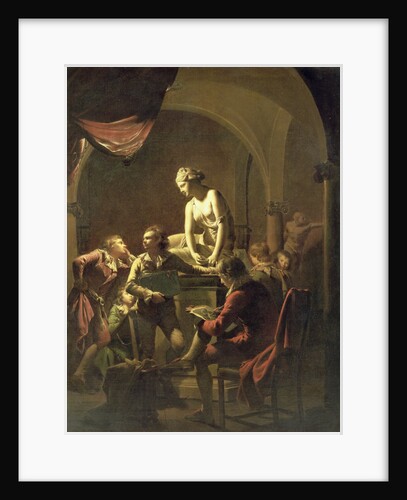 An Academy by Lamplight, c.1768-69 by Joseph Wright of Derby