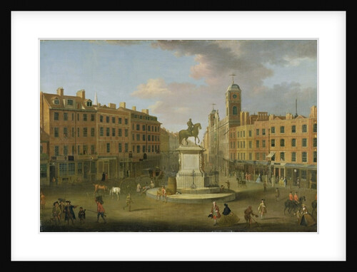 Charing Cross, with the Statue of King Charles I and Northumberland House, c.1750 by Joseph Nickolls