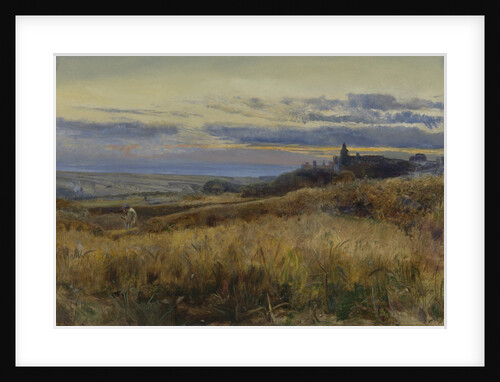 Cornfield at Sunset, 1860 by John William Inchbold