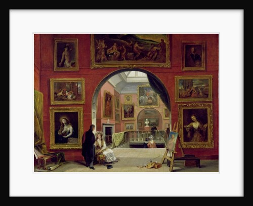 Interior of the Royal Institution, during the Old Master Exhibition, Summer 1832, 1833 by Alfred Woolmer