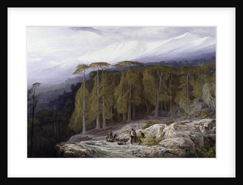 The Forest of Valdoniello, Corsica, 1869 by Edward Lear