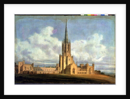 Projected Design for Fonthill Abbey, Wiltshire, 1798 by J. M. W. and Wyatt James (1746-1813) Turner