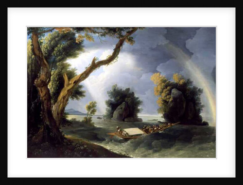 Storm on the Ganges, with Mrs Hastings near the Colgon Rocks, c.1790 by William Hodges