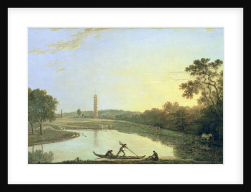 Kew Gardens: The Pagoda and Bridge, 1762 by Richard Wilson