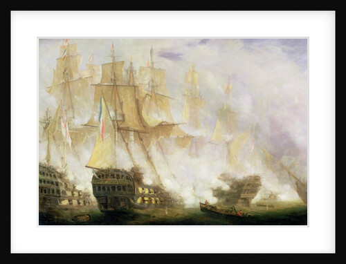 The Battle of Trafalgar, c.1841 by John Christian Schetky