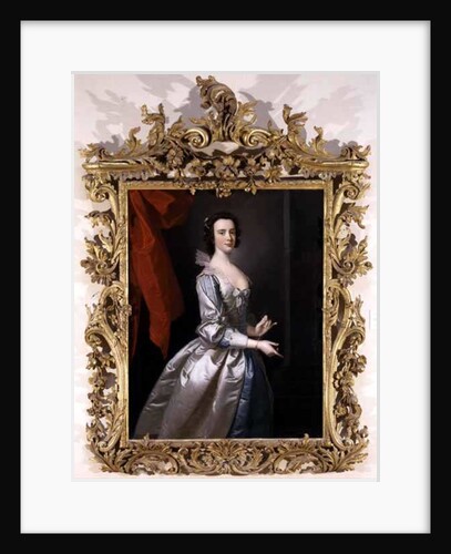 Portrait of a woman, probably Elizabeth Aislabie, of Studley Royal, Yorkshire, 1749 by Thomas Hudson