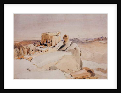 The Summit of Mount Sinai or Jebel Musa, 1840 by Edward Thomas Daniell