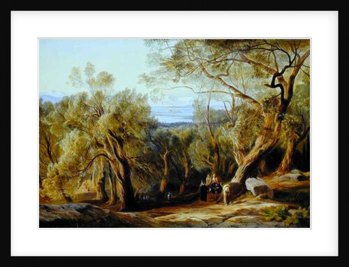 Corfu from Santa Decca, 1862 by Edward Lear