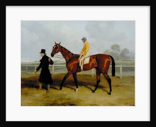 Sir Tatton Sykes Leading in the Horse 'Sir Tatton Sykes', with William Scott Up, 1846 by Harry Hall
