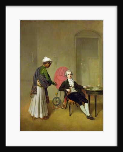A Gentleman, possibly William Hickey, and his Indian Servant, c.1785 by Arthur Devis