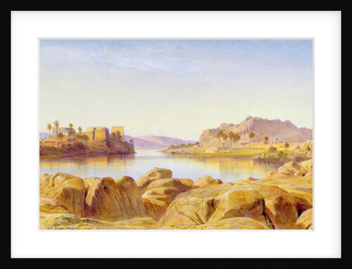 Philae, Egypt, 1863 by Edward Lear
