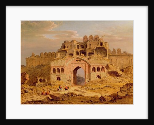 Inside the Main Entrance of the Purana Qila, Delhi, 1823 by Robert Smith