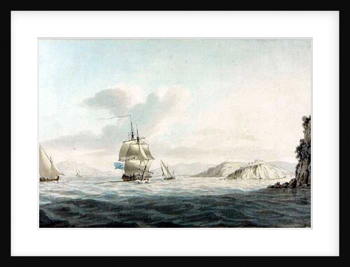 Agropoli, The Temples of Paestum, and the Bay of Salerno by Dominic Serres