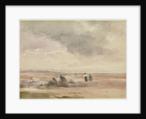 On Lancaster Sands, Low Tide, c.1840-47 by David Cox