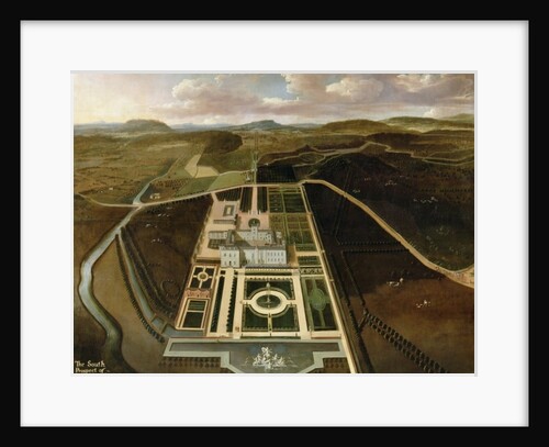 South Prospect of Hampton Court, Herefordshire, c.1705 by John Stevens