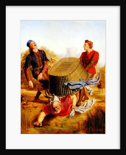 Buck Washing on Datchet Mead from 'The Merry Wives of Windsor' by William Shakespeare 1849 by John Skinner Clifton