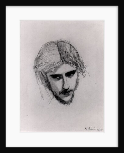 Study for the Head of Ferdinand for 'Ferdinand Lured by Ariel', 1849 by John Everett Millais