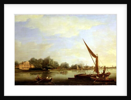 The Thames at Chelsea, 1784 by Thomas Whitcombe