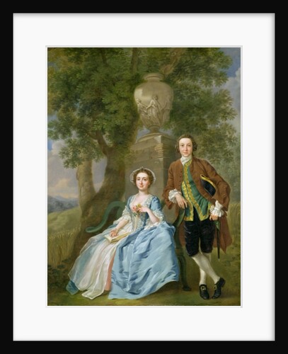 Portrait of George and Margaret Rogers, c.1748-50 by Francis Hayman