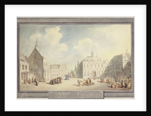 The Market Place at Juliers in Westphalia, 1791 by Thomas Rowlandson
