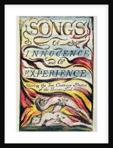 Combined Title Page from 'Songs of Innocence and of Experience' by William Blake