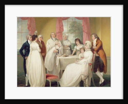 Christening of the Heir, c.1799 see also 152732 by William Redmore Bigg